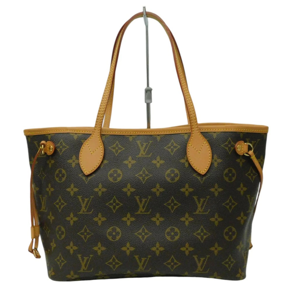 LOUIS VUITTON Neverfull Monogram LV Bag Handbag Tote Brown